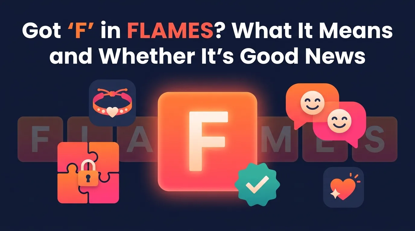 Got F in FLAMES What It Means and Whether Its Good News
